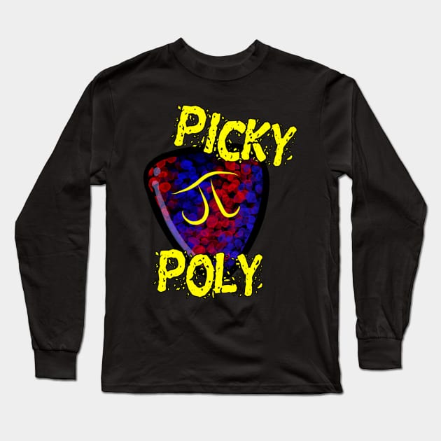 Polyamory Pride: Picky Poly Long Sleeve T-Shirt by UVGloPanda